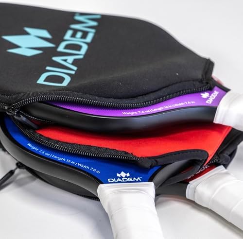 Diadem Pickleball Paddle Cover | Durable Protection | Universal Fit for All Diadem Paddles