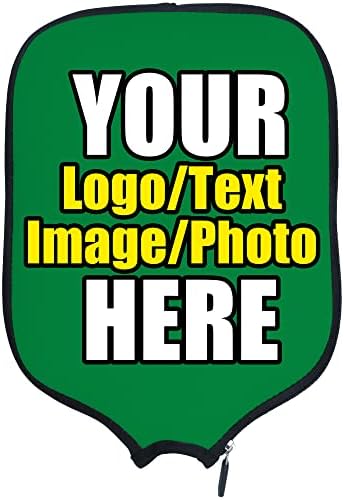 Custom Pickleballs Paddles Cover Protector, Fits Most Paddles Rackets, 8.5x11.5 inches Personalized Pickleballs Padd