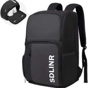 Fits 4 to 10 Paddles Pickleball Bag for Men Women Pickleball Gifts with Shoe Compartment and Fence Hook