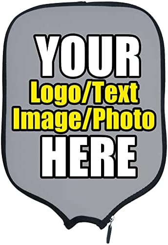 Custom Pickleballs Paddles Cover Protector, Fits Most Paddles Rackets, 8.5x11.5 inches Personalized Pickleballs Padd