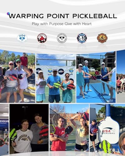 Neon Gen 3 Pickleball Paddle for Control and Power | Warping Point UPA-A Approved Pineal 3 Pickleball Paddle | Warping