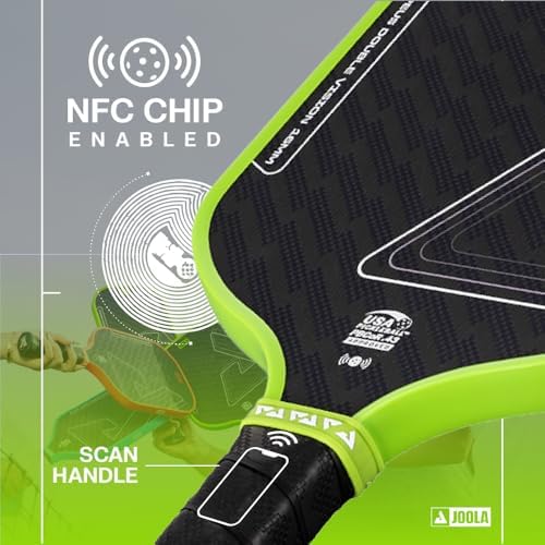 JOOLA Double Vision 16mm Pickleball Paddle - USAP Approved - NFC Chip Enabled