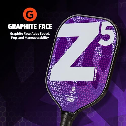 ONIX Graphite MOD Z5 Carbon Fiber Pickleball Paddle for Comfortable Play | ONIX Graphite MOD Z5 Carbon Fiber Pickleball