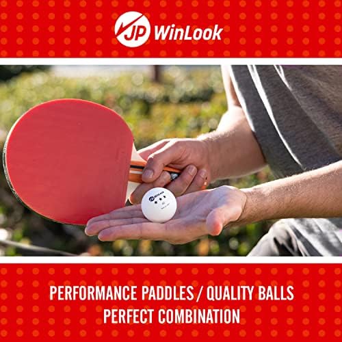 JP WinLook Portable Table Tennis Paddle Set for Indoor & Outdoor Games JP WinLook Premium Table Tennis Racket Player S