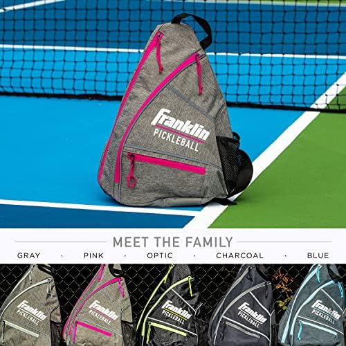 Franklin Sports Pickleball Bags - Sling Bag Backpack for Gear + Equipment - Perfect for Men + Women - Holds Paddles, Bal