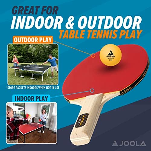 JOOLA Professional Table Tennis Paddles - High-Quality Training, Indoor and Outdoor Compatible JOOLA 6 Advanced Training
