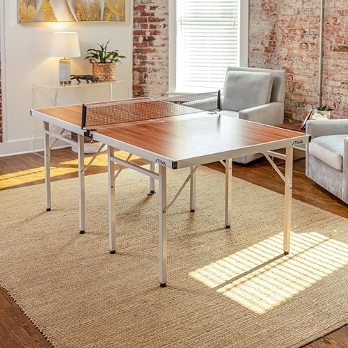Stiga Space Saver Compact Ping Pong Table Separate Table Halves Regulation Height No Assembly Required