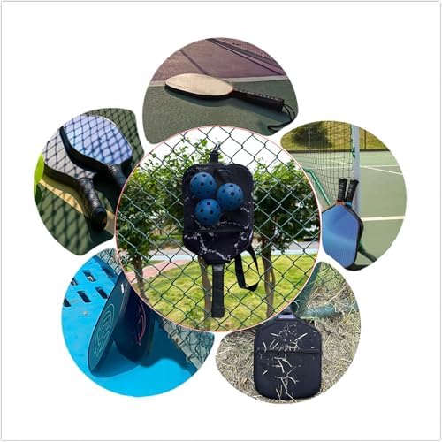 Pickleball Paddle Cover With Hook and Handle, Neoprene Material, Protection and Portability, Players, Travel, Durable an