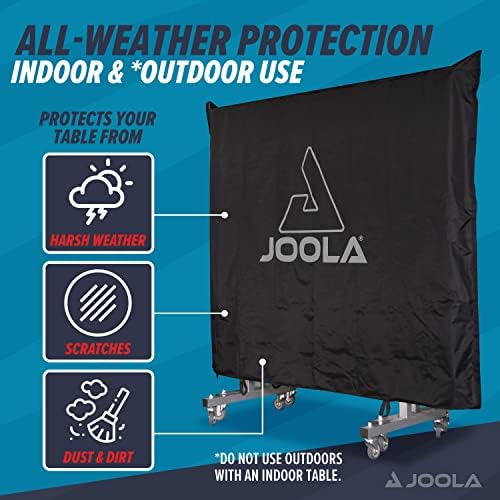 JOOLA Heavy Duty Waterproof Ping Pong Table Cover - Fits 9x5 Tables, Indoor & Outdoor