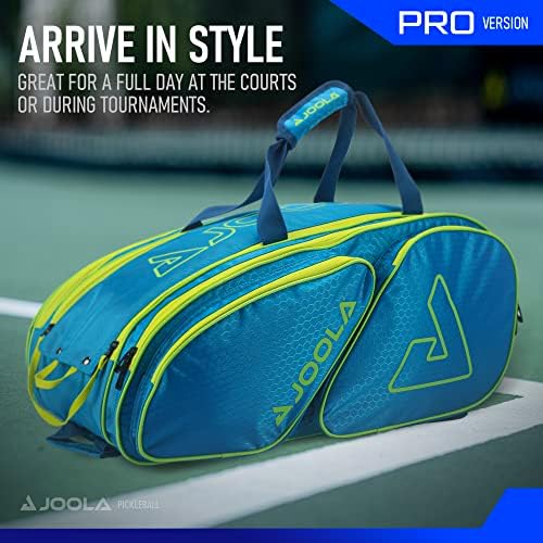 JOOLA Tour Elite Pro Pickleball Bag – Durable Backpack & Duffle Bag for Paddles & Accessories – Thermal Insulated Pocket