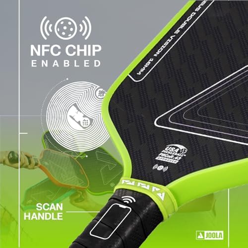 JOOLA Double Vision 16mm Pickleball Paddle - USAP Approved - NFC Chip Enabled