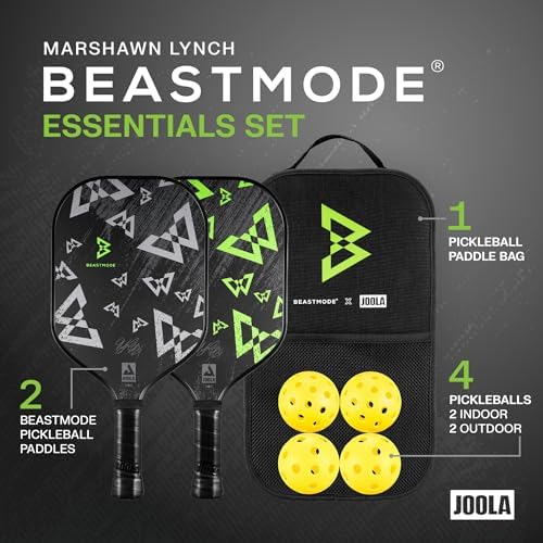 JOOLA Beastmode by Marshawn Lynch Pickleball Paddle - Professional Performance for Pickleball Enthusiasts JOOLA Beastm