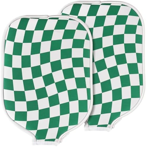 Pickleball Paddle Cover Neoprene Racket Sleeve with Zipper Compatibility Men Women