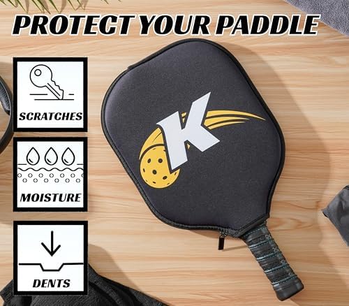 Pickleball Paddle Cover Gifts for Men and Women on Birthday and Christmas Pickleball Gifts: Paddle Cover Covers for Men
