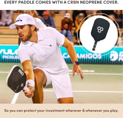 CRBN Pickleball X Series Power Paddle - Carbon Fiber Pickaxe for Enhanced Performance