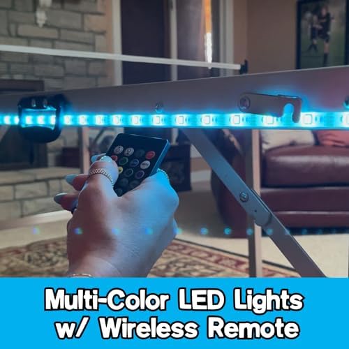 PartyLife 6 ft x 3 ft Ping Pong Table Tennis Table | Mid-Size Portable Folding Indoor Outdoor | Kids & Adults | Game Roo