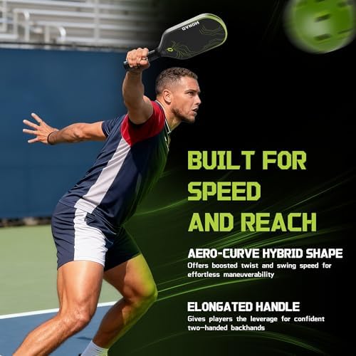 Pickleball Paddles with Toray T700 Carbon Fiber and 16mm Gen3 Core, Designed for Balance and Precision, USAP Approved