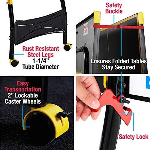 MD Sports Foldable Table Tennis Table for Family Game Rooms with Nets Included | MD Sports Multiple Styles Table Tennis