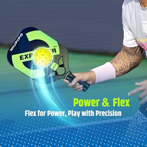 USAPA Approved Graphite Carbon Fiber Pickleball Paddles Set of 4 for Men Women, Polypropylene Honeycomb Core, Cushion |7