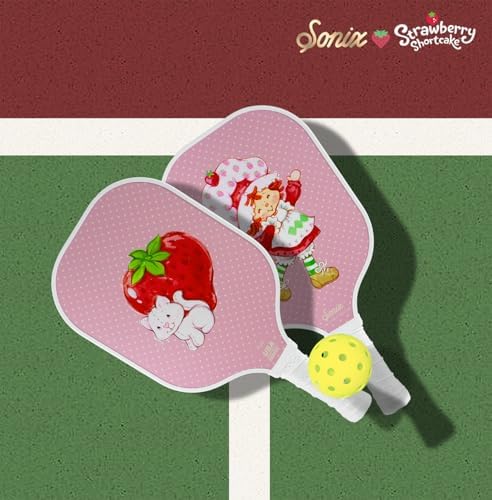Sonix USAPA Approved Pickleball Paddles Set of 2 for Adults | Fiberglass Surface Pickleball Set with 2 Rackets, 4 Balls,