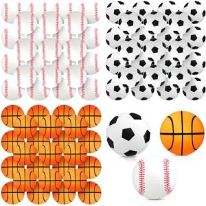 60 Pcs Sport Themed Table Tennis Balls - Bulk Game Balls for Carnival and Party Decoration | 60 Pcs Sport Themed Table