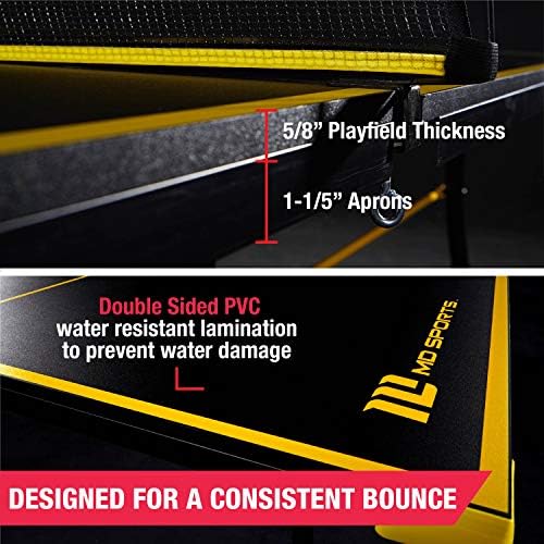 MD Sports Foldable Table Tennis Table for Family Game Rooms with Nets Included | MD Sports Multiple Styles Table Tennis
