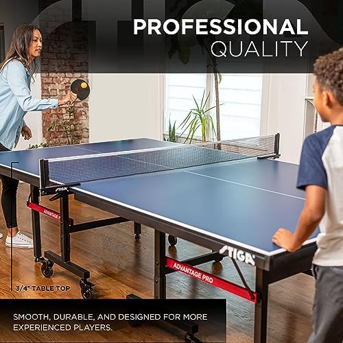 Stiga Advantage Series Ping Pong Table - Quickplay 10 Minute Assembly - Recreational to Tournament Level | Stiga Advant