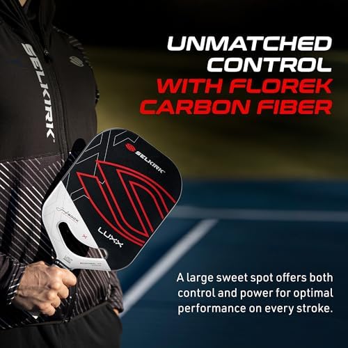 Selkirk Sport LUXX Control Pickleball Paddle | Carbon Fiber Paddles | Designed for Pickleball Enthusiasts | Enhanced Con