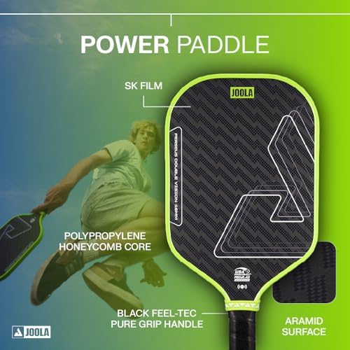 JOOLA Double Vision 16mm Pickleball Paddle for Soft Responsive Touch and USAP Approved Players | JOOLA Double Vision 16