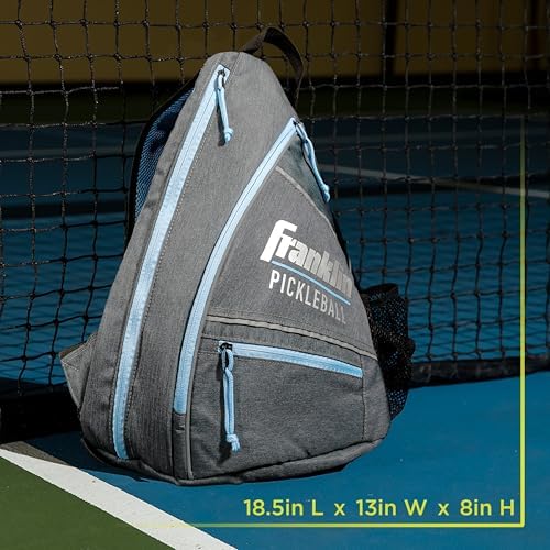 Franklin Sports Pickleball Bags - Sling Bag Backpack for Gear + Equipment - Perfect for Men + Women - Holds Paddles, Bal
