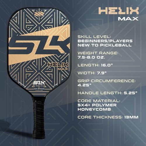 Selkirk Sport SLK Helix Pro Pickleball Paddle | Thermoformed Carbon Fiber | Unmatched Control