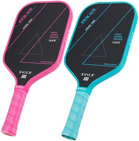 Pickleball Paddles Set of 2, Professional Carbon Fiber, Superior Control and Strong Power, USAPA Approved Pickleball Pad