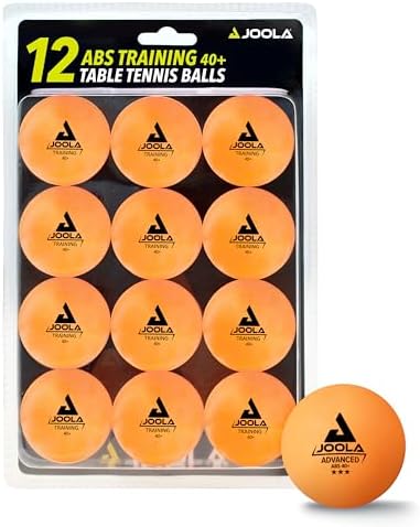 JOOLA 3 Star Table Tennis Balls 12, 60, or 120 Pack - 40+mm Regulation Bulk Ping Pong Balls for Competition and Recreati