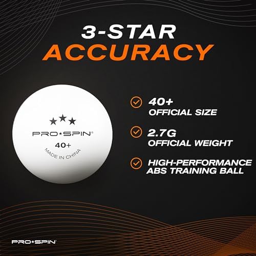 Professional Quality Ping Pong Paddle Set - High-Performance, Premium Rackets | 3-Star Balls | Compact Storage Case | In