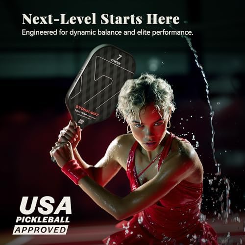 Pickleball Paddle T700 Raw Carbon Fiber Surface 16mm STR-Core Power Polymer Core Premium Pickle Ball Racket USAPA Approv