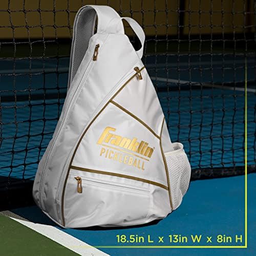 Franklin Sports Pickleball Bags - Sling Bag Backpack for Gear + Equipment - Perfect for Men + Women - Holds Paddles, Bal