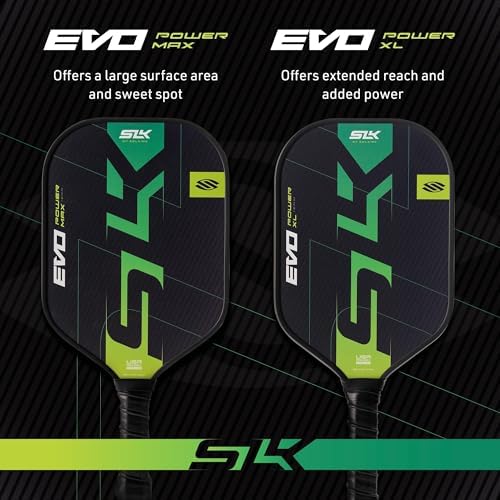 Selkirk Sport SLK Evo Next Gen Pickleball Paddle - G8 Power Carbon Fiber, SpinFlex+ Surface, Evo Power and Control | Se