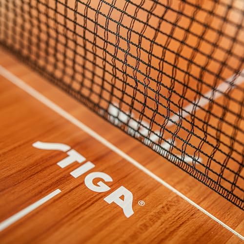 Stiga Space Saver Compact Ping Pong Table Separate Table Halves Regulation Height No Assembly Required