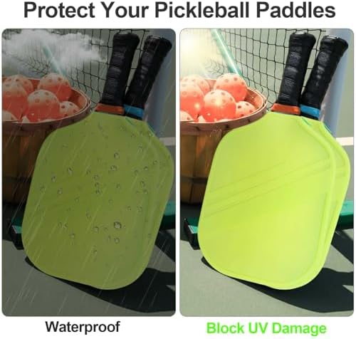 Pickleball Paddle Cover Universal Size Protective Pickleball Equipment Silicone Sleeve