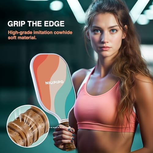 USAPA Approved Graphite Carbon Fiber Pickleball Paddles Set of 4 for Men Women, Polypropylene Honeycomb Core, Cushion |7