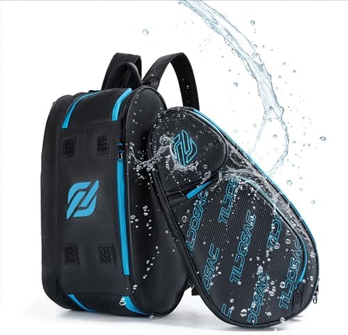 2-in-1 Detachable Pickleball & Padel Bag for Men Women | Thermal Foil Insulated Racket Compartment | Outdoor & Gym Usage