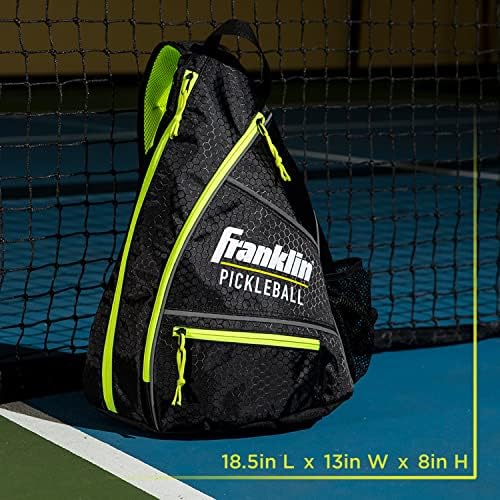 Franklin Sports Pickleball Bags - Sling Bag Backpack for Gear + Equipment - Perfect for Men + Women - Holds Paddles, Bal
