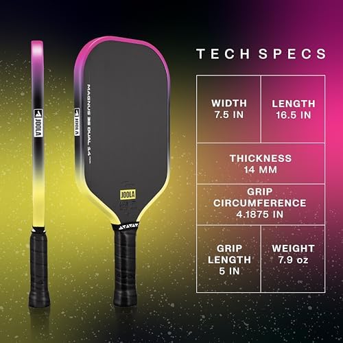 JOOLA 3S Pickleball Paddles – Raw Carbon Fiber Surface – UPA-A Certified – Ben Johns Perseus, Hyperion, Scorpeus & Magnu