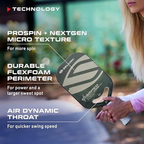 Selkirk Sport Amped Pickleball Paddles | Assembled in The USA | Unrivaled Precision & Control Selkirk Sport Amped Pro