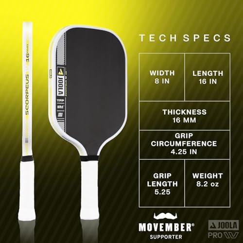 JOOLA Pro IV Pickleball Paddles – Tech Flex Power & Propulsion Core – For Advanced Players – Control and Power on the Co