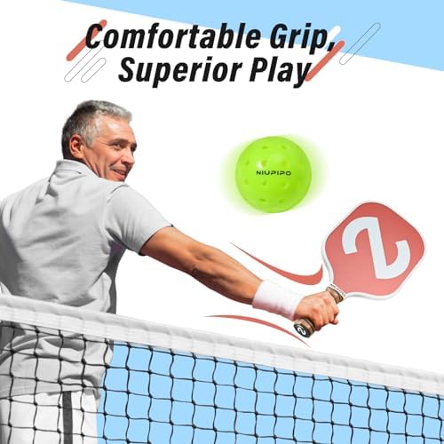 USAPA Approved Graphite Carbon Fiber Pickleball Paddles Set of 4 for Men Women, Polypropylene Honeycomb Core, Cushion |7