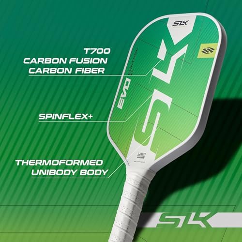 Selkirk Sport SLK Evo Next Gen Pickleball Paddle - G8 Power Carbon Fiber, SpinFlex+ Surface, Evo Power and Control | Se