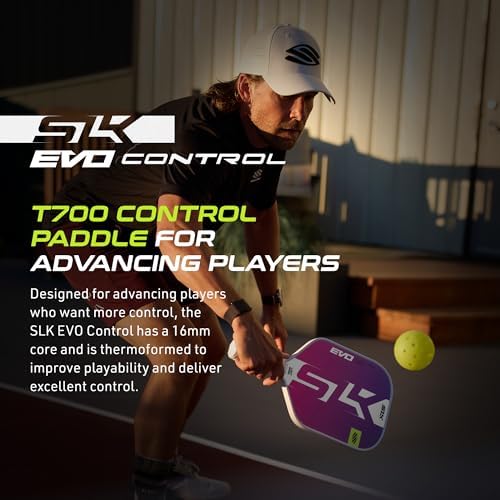 Selkirk Sport SLK Evo Next Gen Pickleball Paddle - G8 Power Carbon Fiber, SpinFlex+ Surface, Evo Power and Control | Se