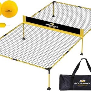 Podiumax Outdoor Family Game Table Tennis Table for Adults and Family | Portable Ping Pong/Pickleball/Volleyball Net Se