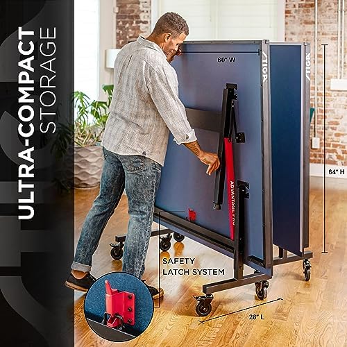 Stiga Advantage Series Ping Pong Table - Quickplay 10 Minute Assembly - Recreational to Tournament Level | Stiga Advant